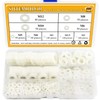 Sutemribor Nylon Flat Washer Assortment Set 600 Pieces, 9 Sizes