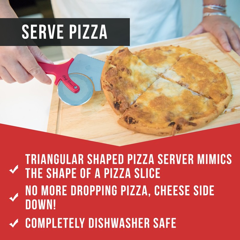 Chef Remi Pizza Cutter | Stainless Steel Pizza Wheel -Serrated
