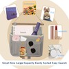 Surplex Pack of 2 Grey Wall Hanging Storage Bag, Waterproof