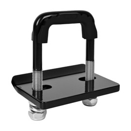 Hitch Tightener Anti-Rattle Clamp - Heavy Duty Hitch Stabilizer for 1.25" and 2" Trailer Hitches, Rubber Isolator and Anti-Rust Double Coating Protective (FBA-Black)