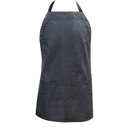 Two Lumps of Sugar Black Denim Utility Apron, Cooking, Baking, Grilling, Crafting, Gardening, Pet Grooming & all Messy Jobs, 100% cotton