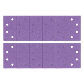 Trend Zirconium 1/4 Sheet 114 x 110mm 40 Grit Sanding Sheets, AB/QTR/40Z, Pack of 10