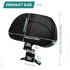 Rider Backrest Pad Adjustable Mounting Kit Driver For Harley Touring