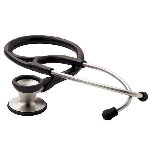 ADC - 602BK Adscope 602 Traditional Cardiology Stethoscope, Lifetime Warranty, Black