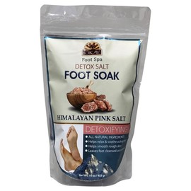 Okay Pure Naturals Foot Soak Himalayan Pink Salt, 1, 1, 453g / Okay Pure Naturals 풋 소크 히말라얀 핑크 솔트, 1개, 1개, 453g