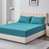 Aisbo Double Fitted Sheet Teal - Extra Deep Pocket Bed