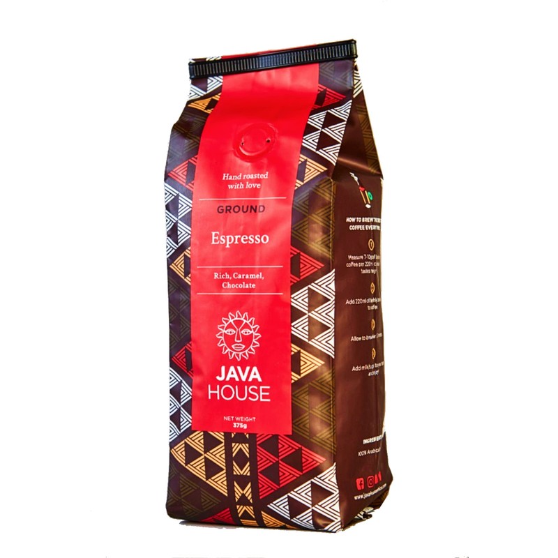 Kenya AA Espresso Ground Coffee - Perfect Dark Roast Craft