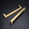 LONTAN Brushed Brass Cabinet Handles Kitchen Cupboard Handles LSJ12GD Modern