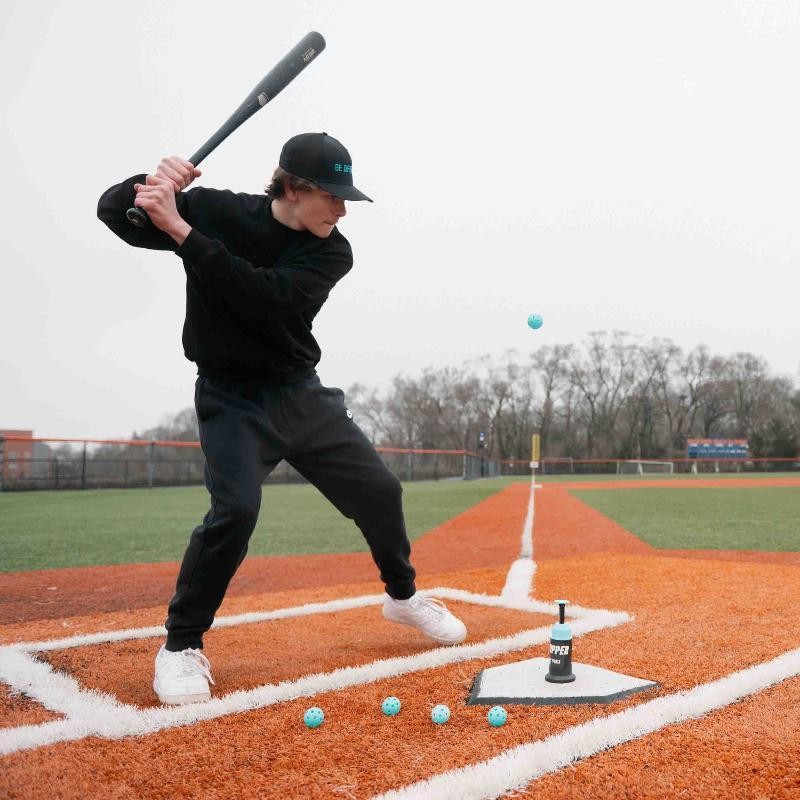 Mini Tee Popper - Portable Baseball Hitting Training Aid, Perfect