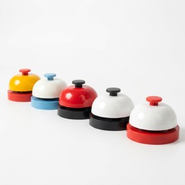 Table Order Bell – Multi-Color Handbell for Restaurant, Bar, Kitchen, Pet Training & Classroom Use
