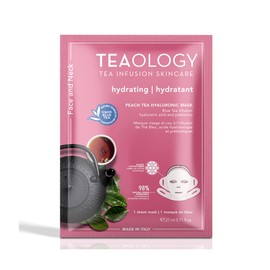 Teaology Face and Neck Peach Tea Hyaluronic Mask 21 ml