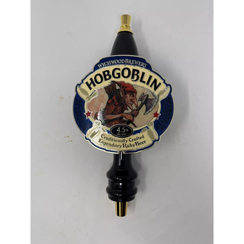 Wychwood Brewery Hobgoblin Beer Tap Handle With Badge
