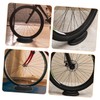 GRIRIW 4Pcs Indoor Bike Trainer Front Wheel Riser Block Stable