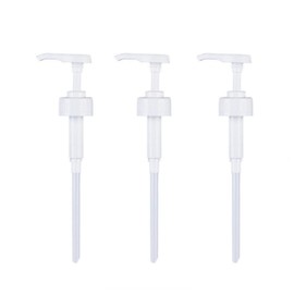 Lohill Pack of 3 Dosing Pump Compatible, First Pump Reusable Pump Dispenser with 3 Long Hoses, for 3.8 cm Diameter of the Bottle
