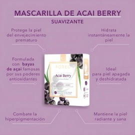 Mascarilla Facial Foreo Acai Berry Ufo Tipo Piel Todo