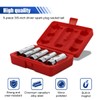 5PCS Magnetic Spark Plug Socket Set, 9/16-inch 5/8-inch and 13/16-inch