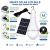 Solar Rechargeable LED Bulb for Outdoor Use – Portable Hanging