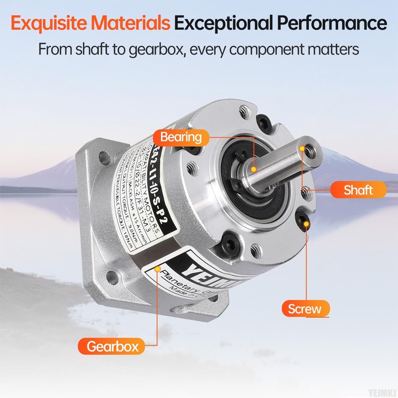 YEJMKJ Ratio 5:1 Planetary Gearbox for Nema 17 Stepper Motor