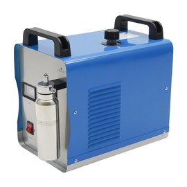 Ox-ygen-Hydrogen Gas Fla-me Generator Torch Water Welder Acrylic Fla-me Polisher Portable Ox-ygen-Hydrogen Water Welder Fla-me Polishing Machine AC110V 75L/H