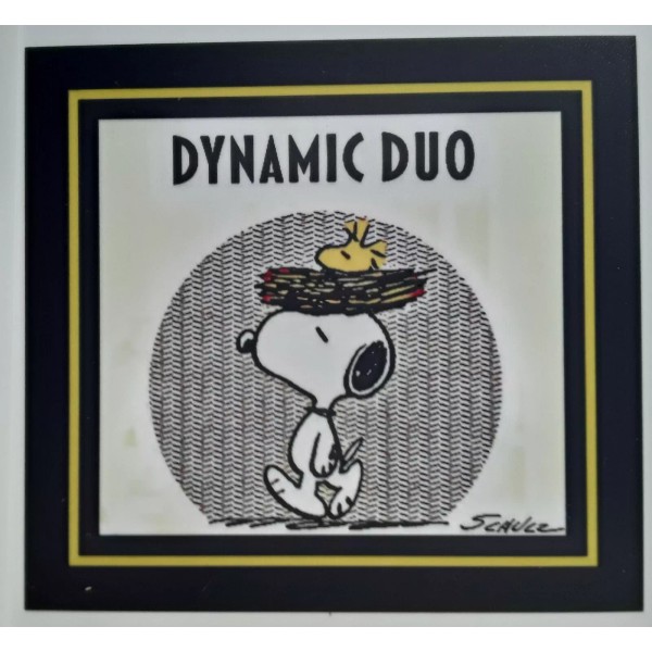 PEANUTS Snoopy & Woodstock Magnet DYNAMIC DUO