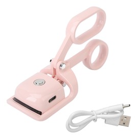 Heated Eyelash Curler 3 Gears Temperature Control Long Lasting Portable Electric Mini Lash Curler Pink