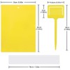 Gideal 50-Pack Dual-Sided Yellow Sticky Traps for Flying Plant Insect