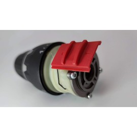 Original Bosch replacement part, Bosch drill chuck + gear unit, gear box, complete gear box 2609199296 for type GSR 18 V-LI [3601H66100] + GSR 14.4 V-LI [3601H66000]