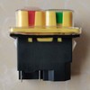KEDU KJD17B/120V 4Pins Electromagnetic Switch ON-Off Waterproof Pushbutton Switches with