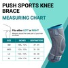 Push Sport Scharnier Kniebandage, Mehrfarbig, L