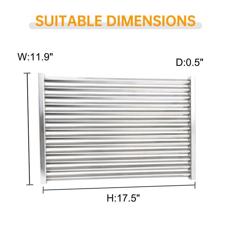 17.5 Inch Stainless Steel Cooking Grid Grates for Weber Spirit