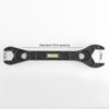 Multipurpose Shower Wrench with Spirit Level Plumbing Tool for Positioning