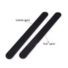 10PCS Nail Files Set Professional Nail File Black Double Sided