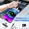 Single DIN Car Stereo with Touchscreen, Bluetooth Audio, Car Radio