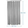 Bath Bliss Shower-Curtain-liner's Heavy, 70" x 72", Magnetic Weighted Hem,