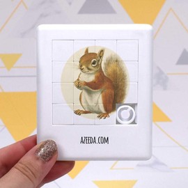 Azeeda 'Eichhörnchen Seitenansicht' Schiebepuzzle (PZ00032707)