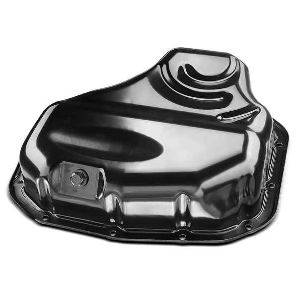 A-Premium Engine Oil Pan Sump with Drain Plug Compatible with