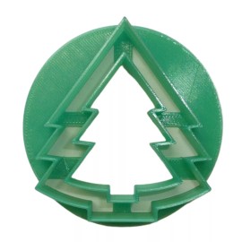 AJT MINI SIZE CHRISTMAS TREE CONCHA COOKIE CUTTER MEXICAN SWEET BREAD STAMP PR5001