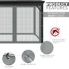 Gazebo Universal Replacement Mosquito Netting, 10' x 10' Outdoor Mesh