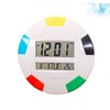 CORHAD Digital Hanging Clock with Temperature and Humidity Simple Round