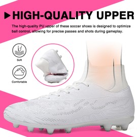 Soccer Cleats Mens Women Football Cleats Outdoor Soccer Shoes Tacos De Futbol para Hombre Futsal Shoes Baseball Cleats Football Turf Cleats Professional Football Training Boots