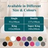 Moonlight Bedding Super King Fitted Sheet White - Premium 25cm