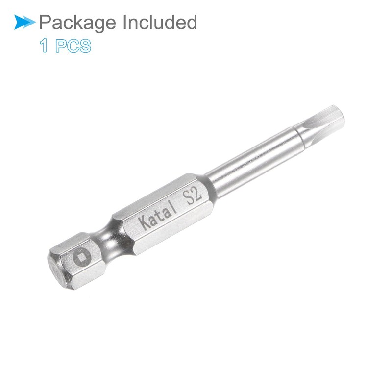 CoCud Magnetic Square Bits S2 Head 1/4 Inch Hex Shank