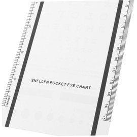 Mobestech Pvc Eye Chart Set for Vision Testing at Home School Visual Exam Chart for All Ages Reliable Eye Exam Tool for Accurate Results