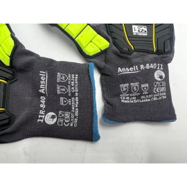 Ansell (5 PAIRS) Ansell Ringers Light-duty Knit Glove R-840 Size 11 Nitrile-Coated Palm