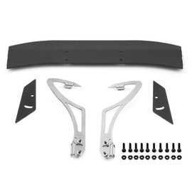 CHRCOED Metal Rear Wing for 1/10 RC On-Road Car, Metal Spoiler Upgrade, Tail Wing Metal Spoiler Decorative Upgrade Part for 1:10 RC Car