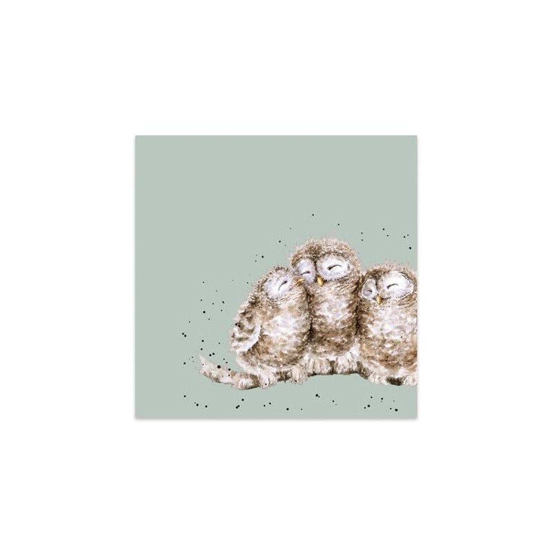 Wrendale Designs Lunch Napkin Owl Together Owls 33cm Pack of