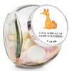 Mr. & Mrs. Panda Bonbonglas Fuchshörnchen L 870ml, Premium Glas,
