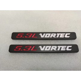 5.3L VORTEC Side Fender Door Badge Emblems