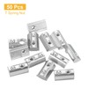 sourcing map Roll-in Spring M4 T Nut, Roll Ball Elastic