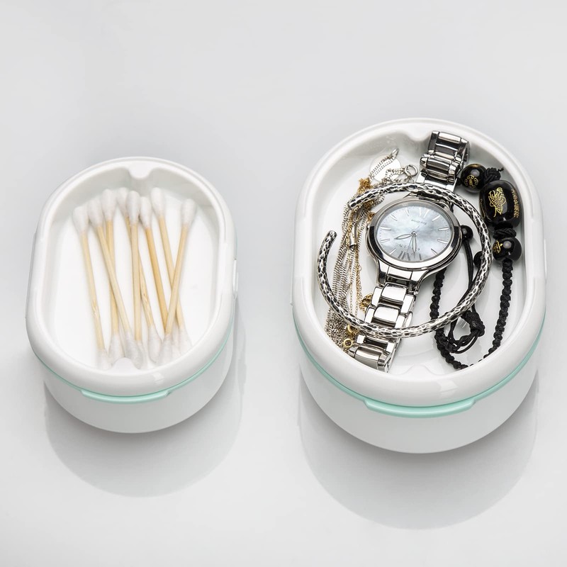 Denture Box, Denture Box with Filter, Dentures for Storage and